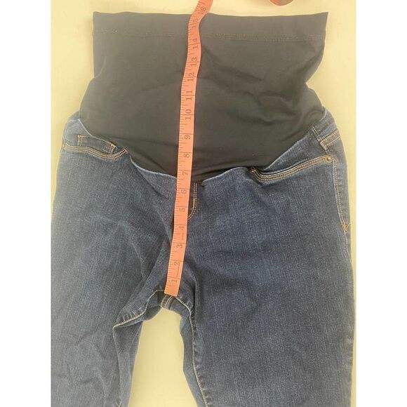 liz lange Target maternity jeans blue full panel Jegging – Size Small - Picture 8 of 10